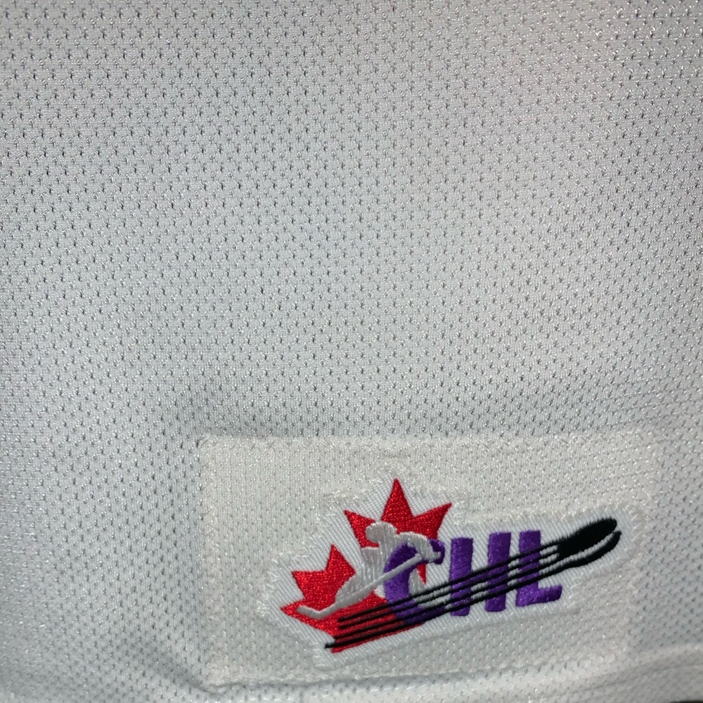 GAME WORN  Stuart Percy Mississauga St. Michael’s Majors OHL Jersey Size 56 Auto - Picture 6 of 10